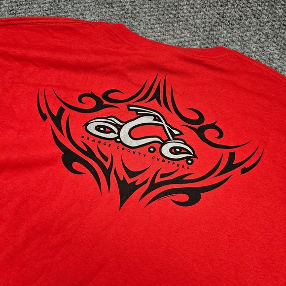 Orange County Choppers Other - Vintage Offical Orange County Choppers Graphic T Shirt Red XXL‎ OCC Motorcycle
